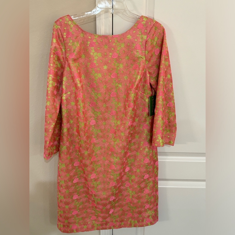 Lily Pulitzer pink and green sundress